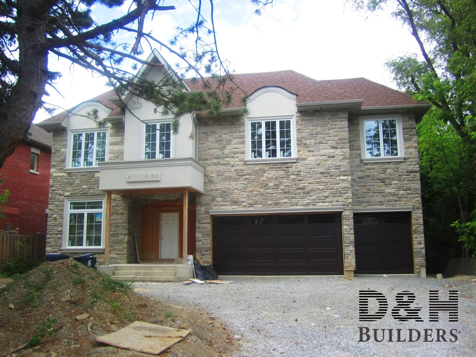 Neo-Classical Stone Facade Home – Toronto D&H Builders Project 7